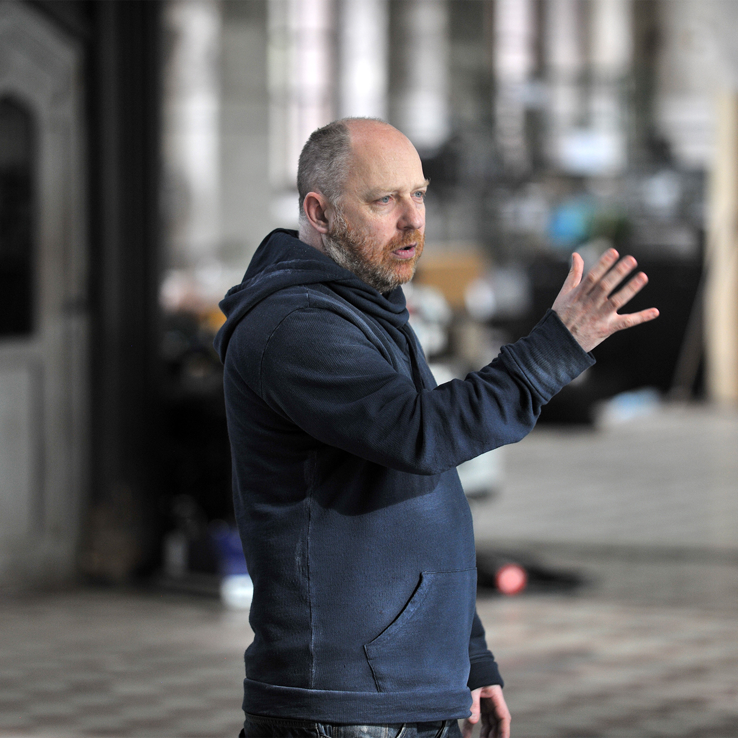 A photograph of Tim Etchells