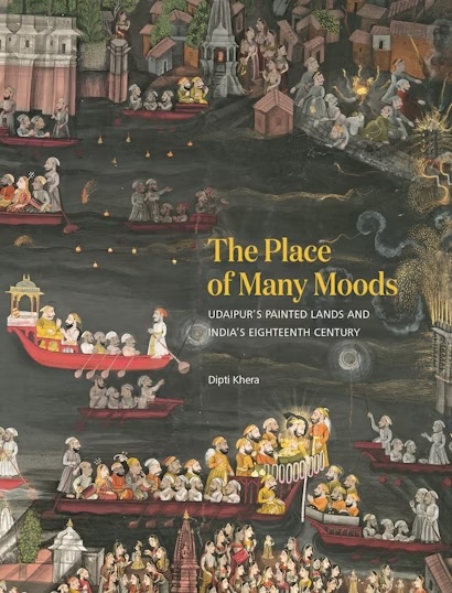 The cover of the book "The Place of Many Moods" by Dipti Khera.