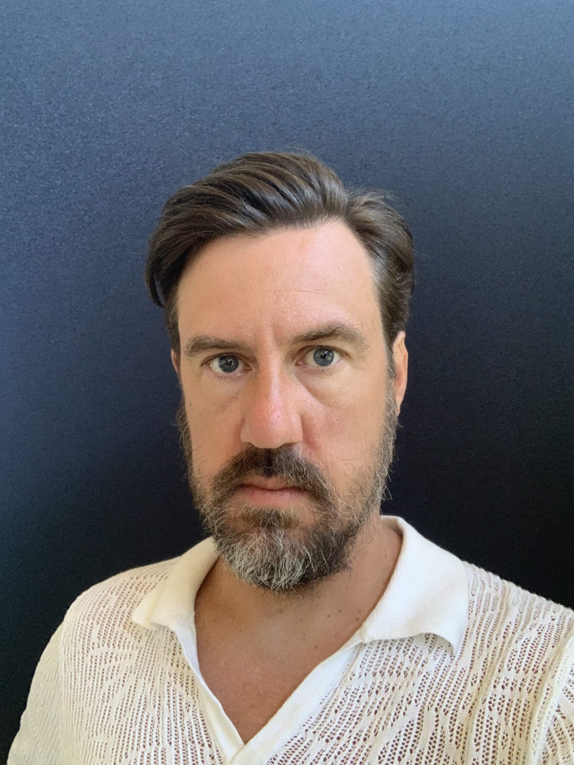 A photograph of Giles Fielke