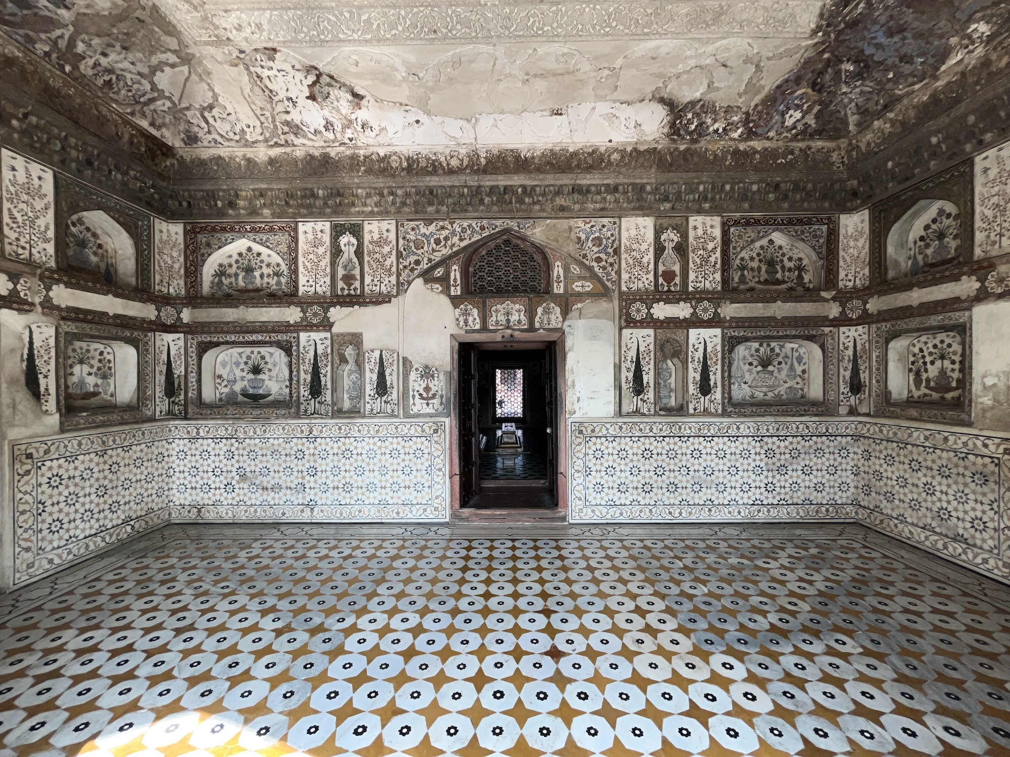 An architectural interior
