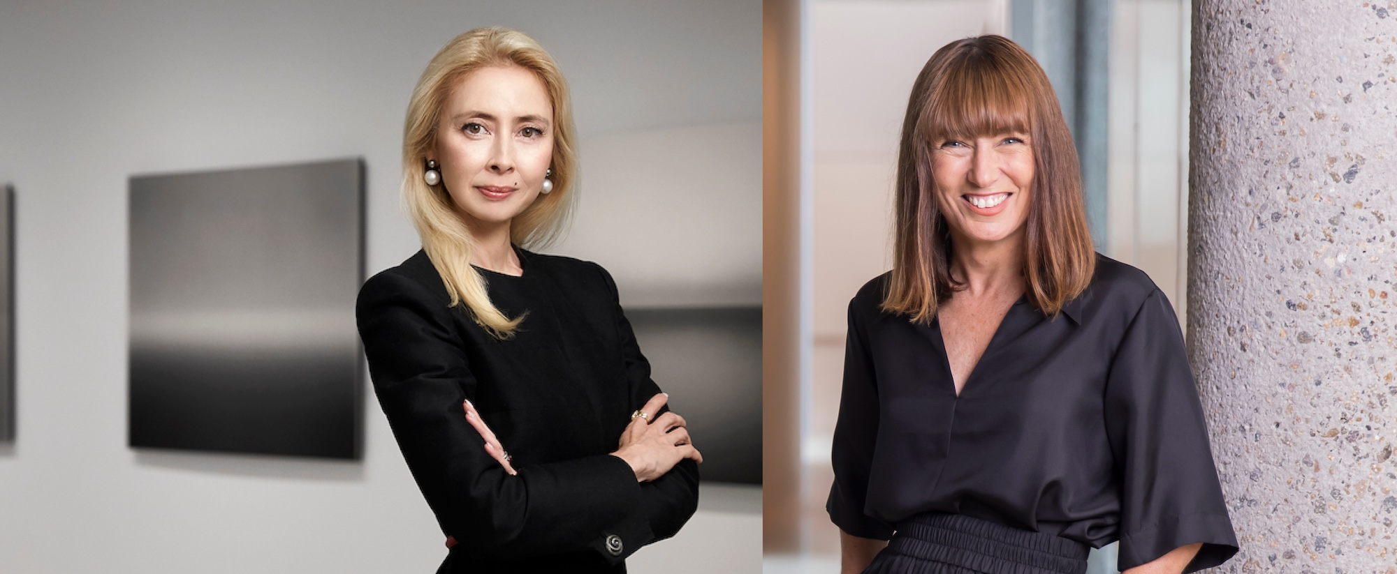 Photographs of Melissa Chiu and Maud Page