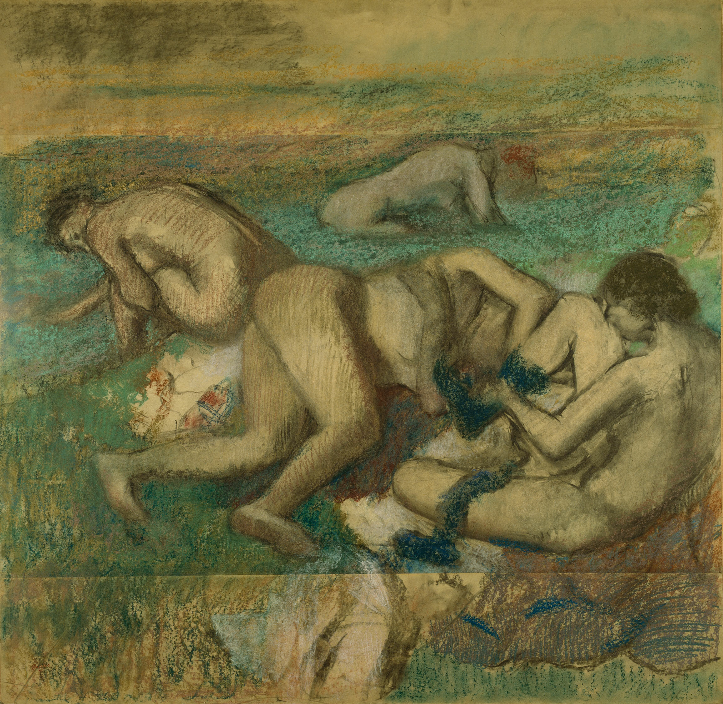 A pastel drawing by Impressionist artist Edgar Degas.