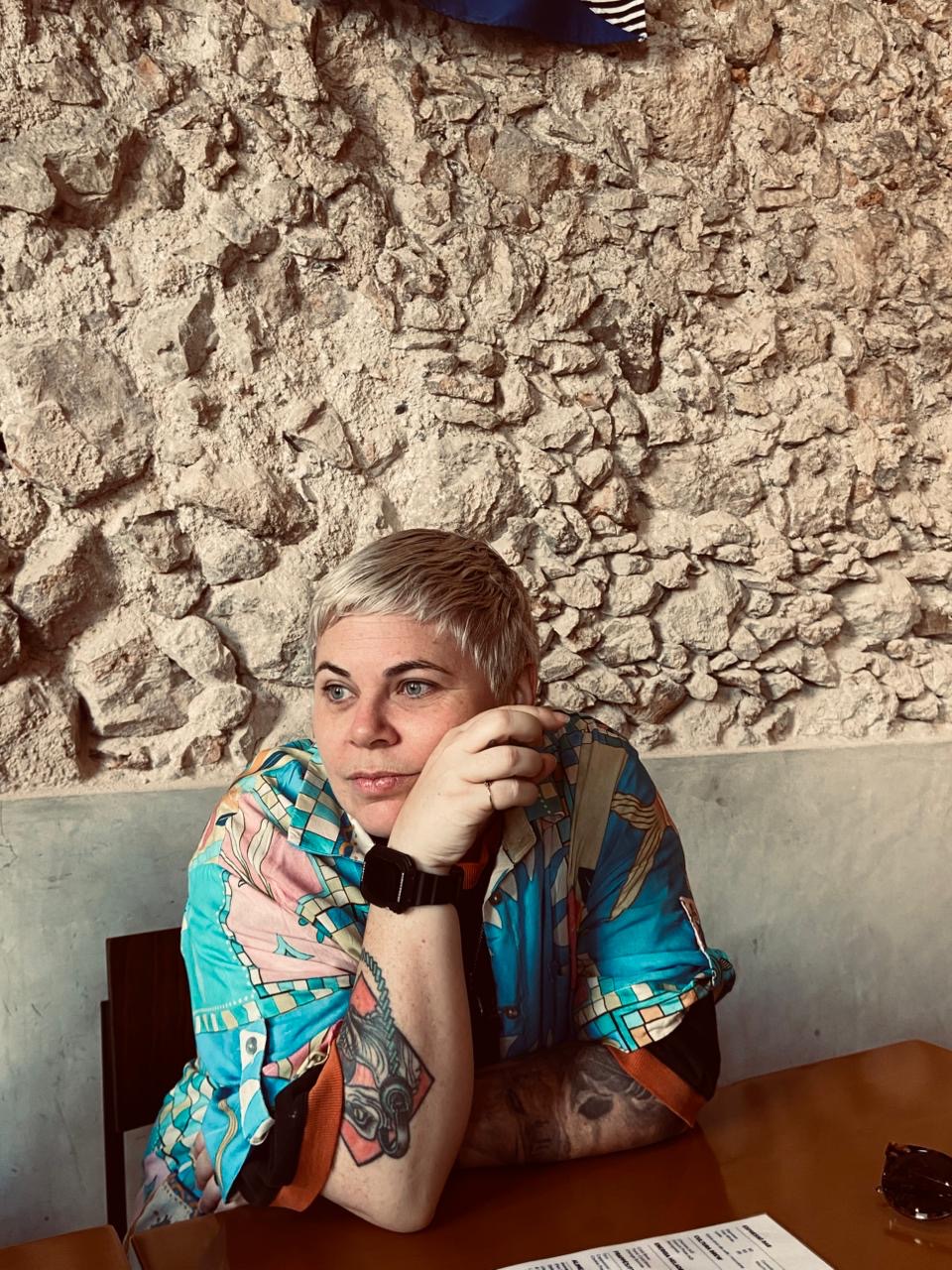 A photograph of Asti Sherring