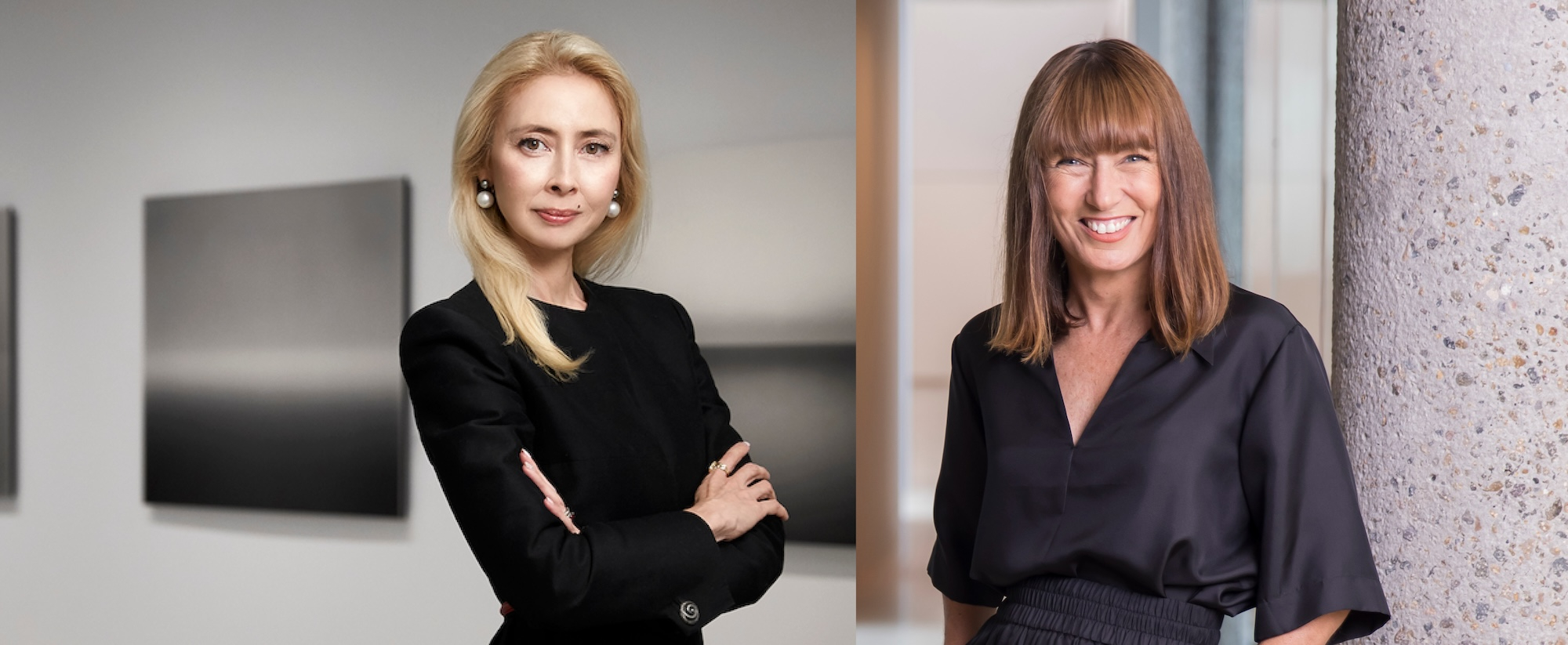 Photographs of Melissa Chiu and Maud Page